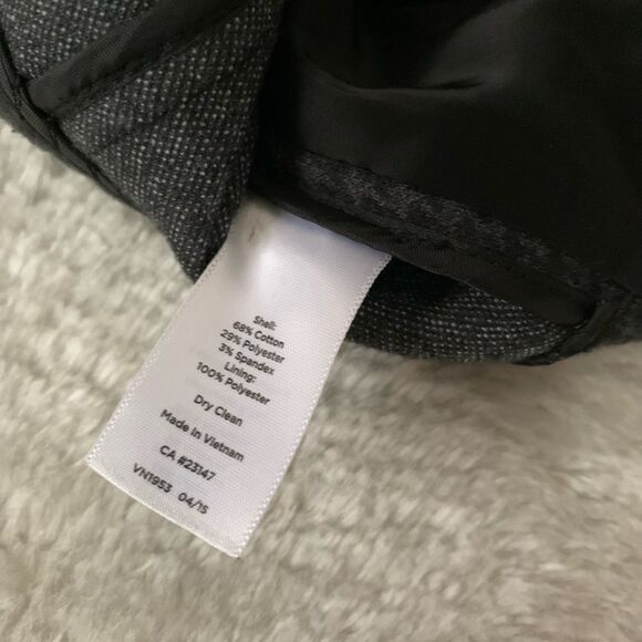 Talbots Womens Gray Black‎ Medium Blazer Jacket Top Casual Work Attire - Picture 7 of 7